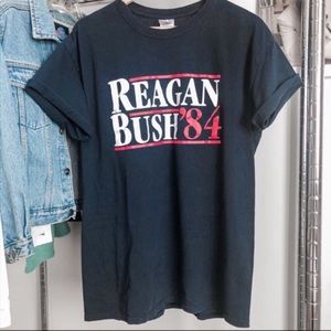 VINTAGE REAGAN BUSH 1984 CAMPAIGN TEE